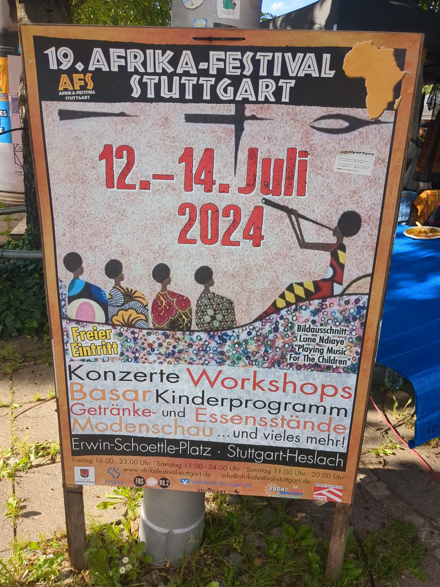 Afrika Festival 2024 in Stuttgart“ -Dieses Festival bringt die Kultur des Handels und Austausch zusammen!“