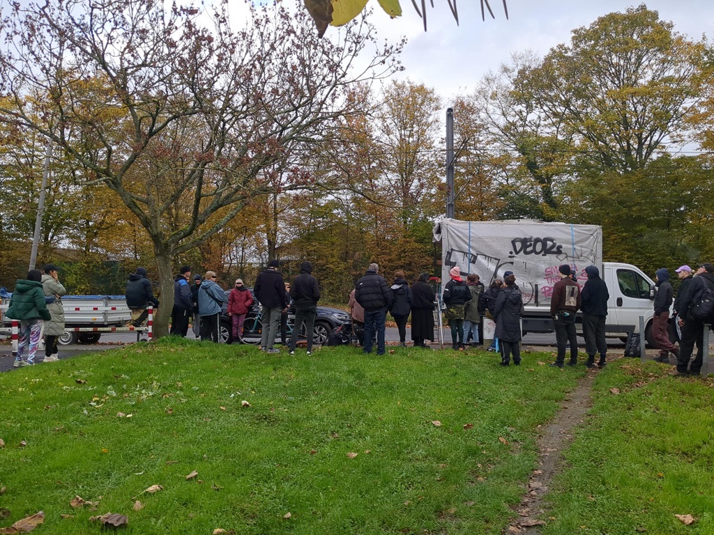 Anti-Knastkundgebung in Köln